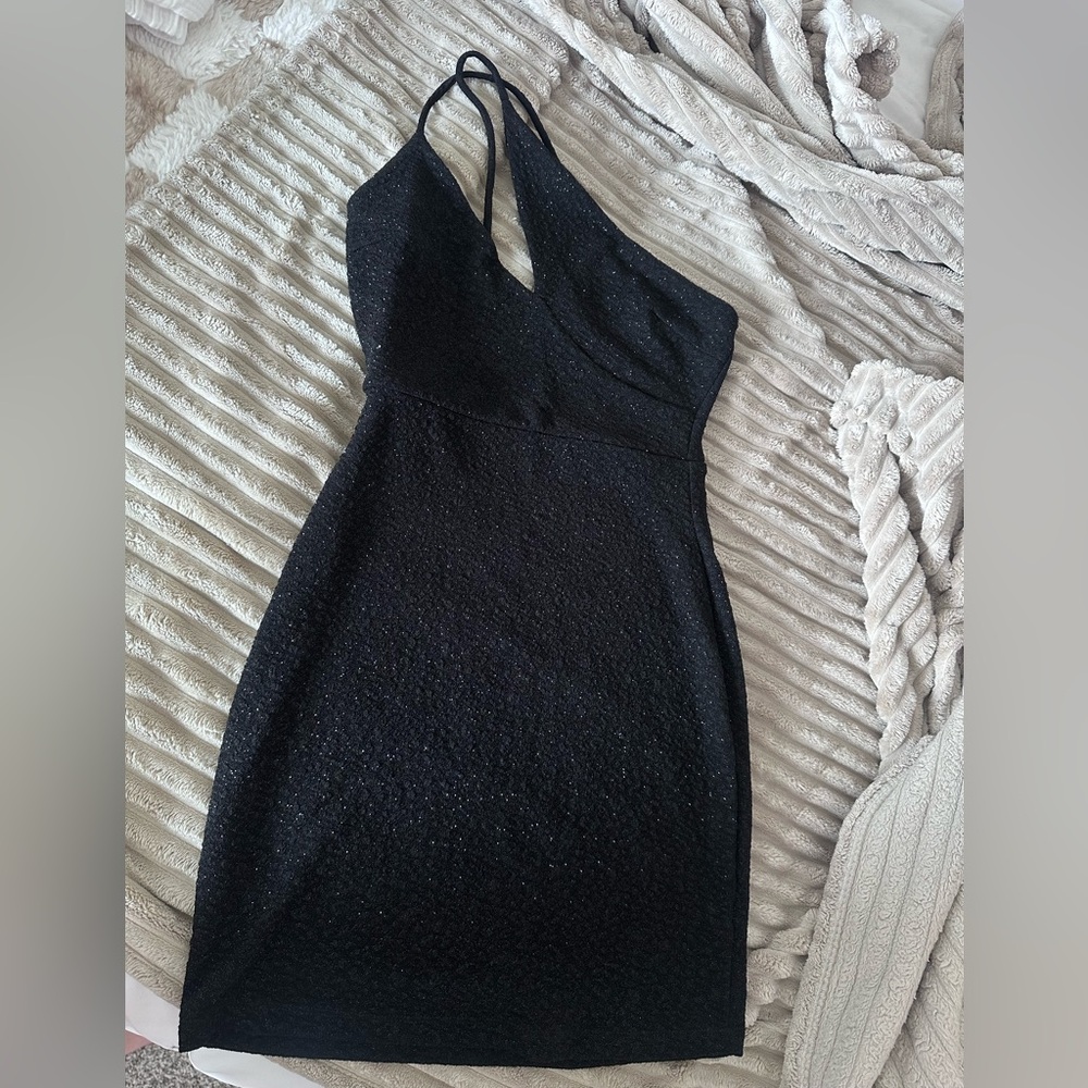 Women’s Windsor Shimmy And Shine Glitter Cutout Mini Dress